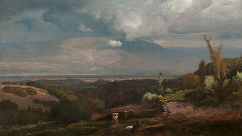 Approaching Storm from the Alban Hills