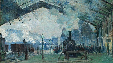 Arrival of the Normandy Train Gare Saint