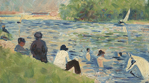 Bathers (study for ""bathers at Asnières"")
