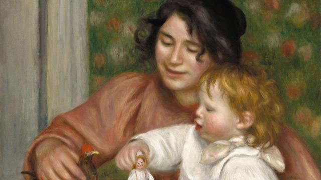 Child with Toys - Gabrielle And the Artist's son, Jean 