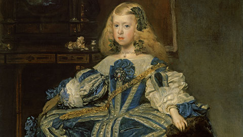 Infanta Margarita Teresa in a Blue Dress
