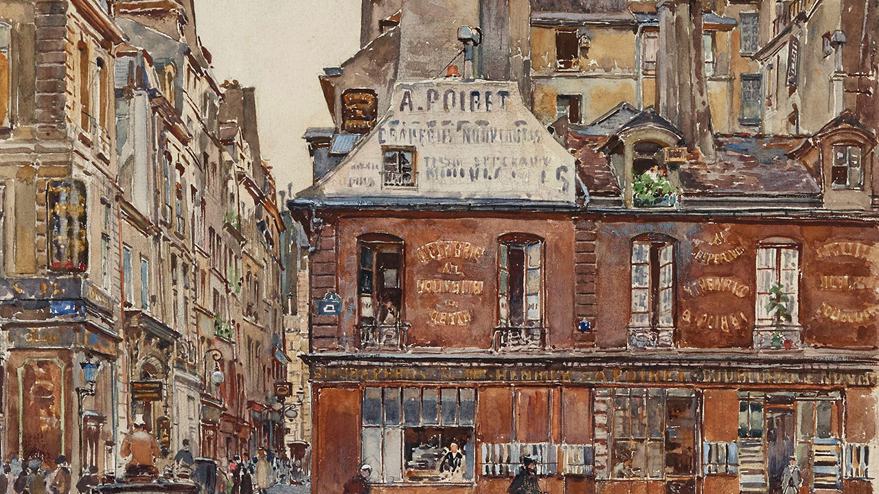La Rue Sauval Vue De La Rue Saint Honore En 1901 1er Arrondissement