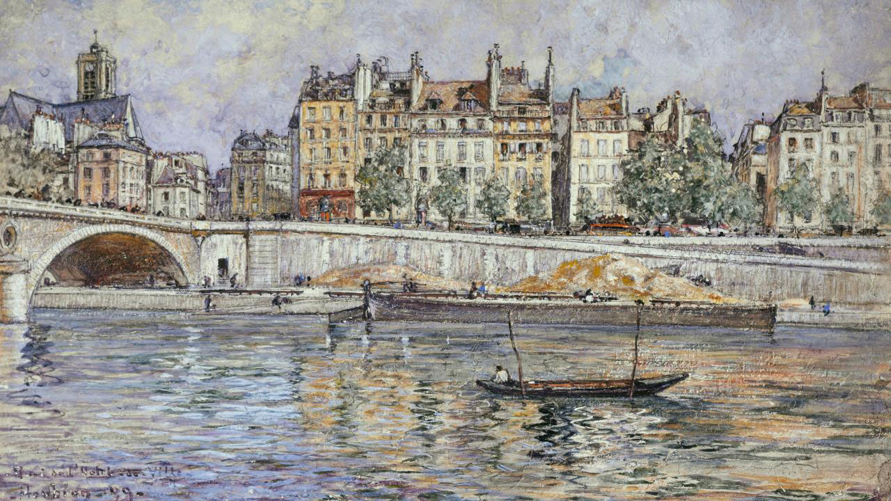 Le Quai De L Hotel Deville Et Le Pont Louis Philippe