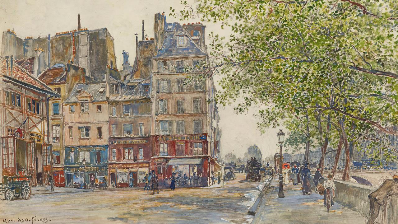Quai Des Orfevres Paris 1906