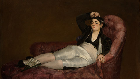 Reclining Young Woman in Spanish Costume