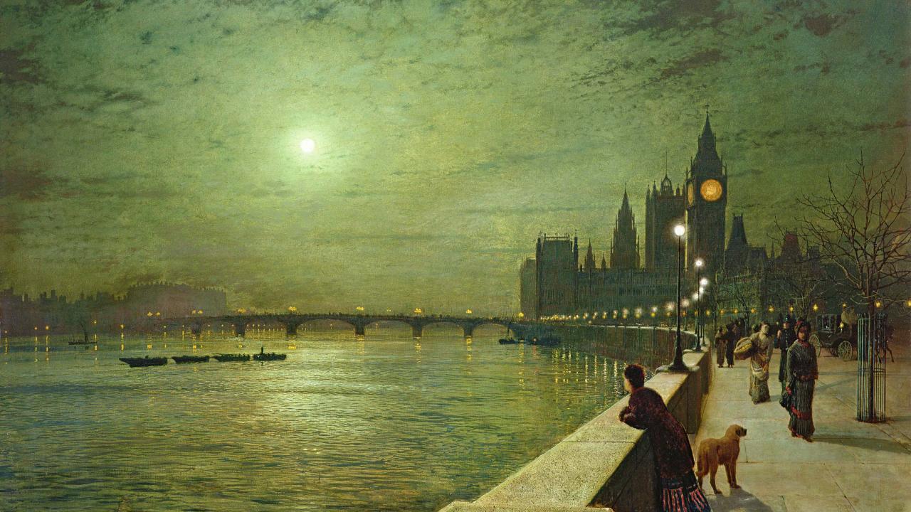 Reflections on the Thames, Westminster