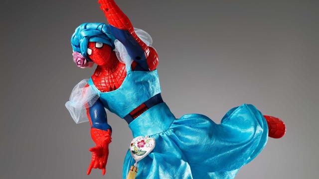 Spider-man Dressed As a Woman.