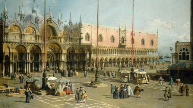 The Square of Saint Marks Venice